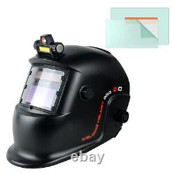 TRQWH Black True Color Auto-Darkening Welding Helmet & Welding Backpack