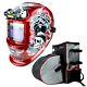 TRQWH Solar-Powered True Color Auto-Darkening Welding Helmet & Welding Backpack