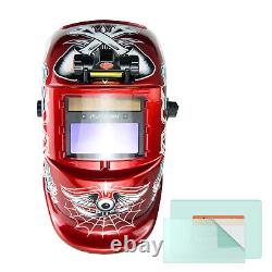 TRQWH Solar Powered True Color Auto Darkening Welding Helmet & Welding Backpack