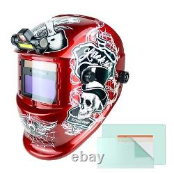 TRQWH Solar-Powered True Color Auto-Darkening Welding Helmet & Welding Backpack