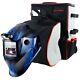 TRQWH True Color Auto Darkening Welding Helmet Light & Welding Backpack