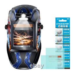 TRQWH True Color Welding Helmet Auto Darkening Large View & Welding Backpack