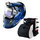 TRQWH Welding Helmet Auto Darkening Solar True Color & Welding Backpack