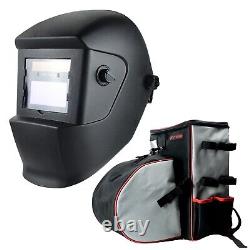 TRQWH Welding Helmet Auto Darkening True Color Shade 4/9-13 & Welding Backpack