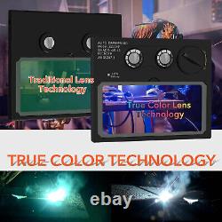 TRQWH Welding Mask Auto Darkening Light Solar True Color & Welding Backpack