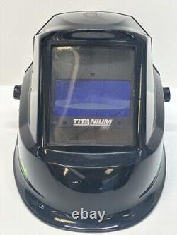 Titanium 7 sq.in auto darkening welding helmet