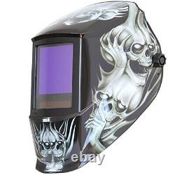 True Color Auto Darkening Welding Helmet Large Window 13.5 Sqi, Wide Variab