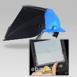 True Color Auto Darkening Welding Helmet Large Window 13.5 Sqi Wide Variab