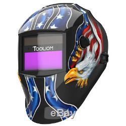True Color Solar Auto Darkening Welding Helmet Weld Mask for ARC TIG MIG GRIND