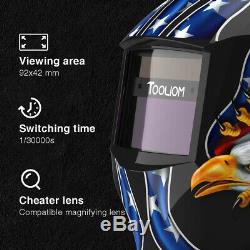 True Color Solar Auto Darkening Welding Helmet Weld Mask for ARC TIG MIG GRIND