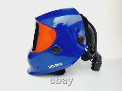 UNITOR 767000 Auto Darkening Welding Helmet + Powered Air Purifying Respirator