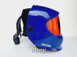 UNITOR 767000 Auto Darkening Welding Helmet + Powered Air Purifying Respirator