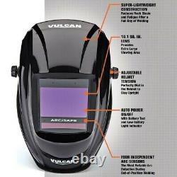 Vulcan ARCSAFE Auto Darkening Welding Helmet New, free Priority mail shipping