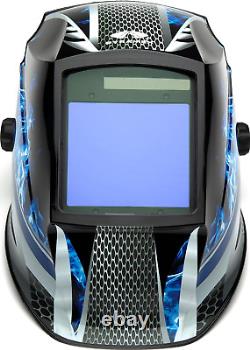 WHAM3030FM Leadhead Auto Darkening Welding Helmet, Fire Metal