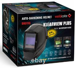 Weldcote Metals KlearView Plus True Color Digital Auto Darkening Welding Helmet