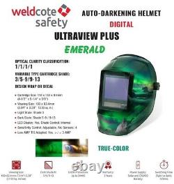 Weldcote Ultra-view Plus Auto- Darkening Welding Helmet- Digital True Color
