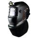 Welding Helmet & Leather Neck Guard Set with Auto-Darkening Feature