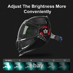Welding Helmet with light, Large Viewing Welding Helmet Auto Darkening/SIDE VIEW