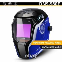 Welding Mask Helmet Lens Machine Solar Auto Darkening Adjustable Range 4/9-13