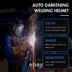 Welding mask Solar Power True Color Auto Darkening Helmet For TIG MIG Welder