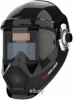 YESWELDER Auto Darkening Welding Helmet Anti Fog Up True Color Solar Powered