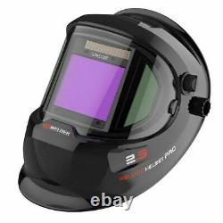 YESWELDER Large Viewing True Color Auto Darkening Welding Helmet with Side View
