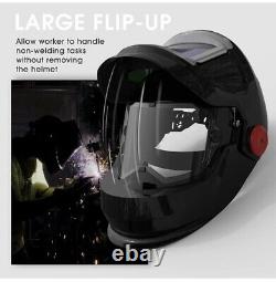 Yeswelder Flip Up Design Auto Darken with Side View, True Color Welding Helmet